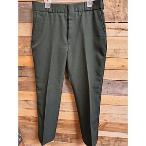 Flying Cross by Fechheimer Men's 36R 36x30 Pants Dark Green Striped Freedom Fit
